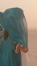 The Velura Scarf in Emerald Green